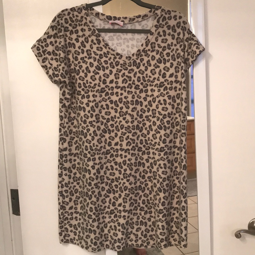 Leopard print dress